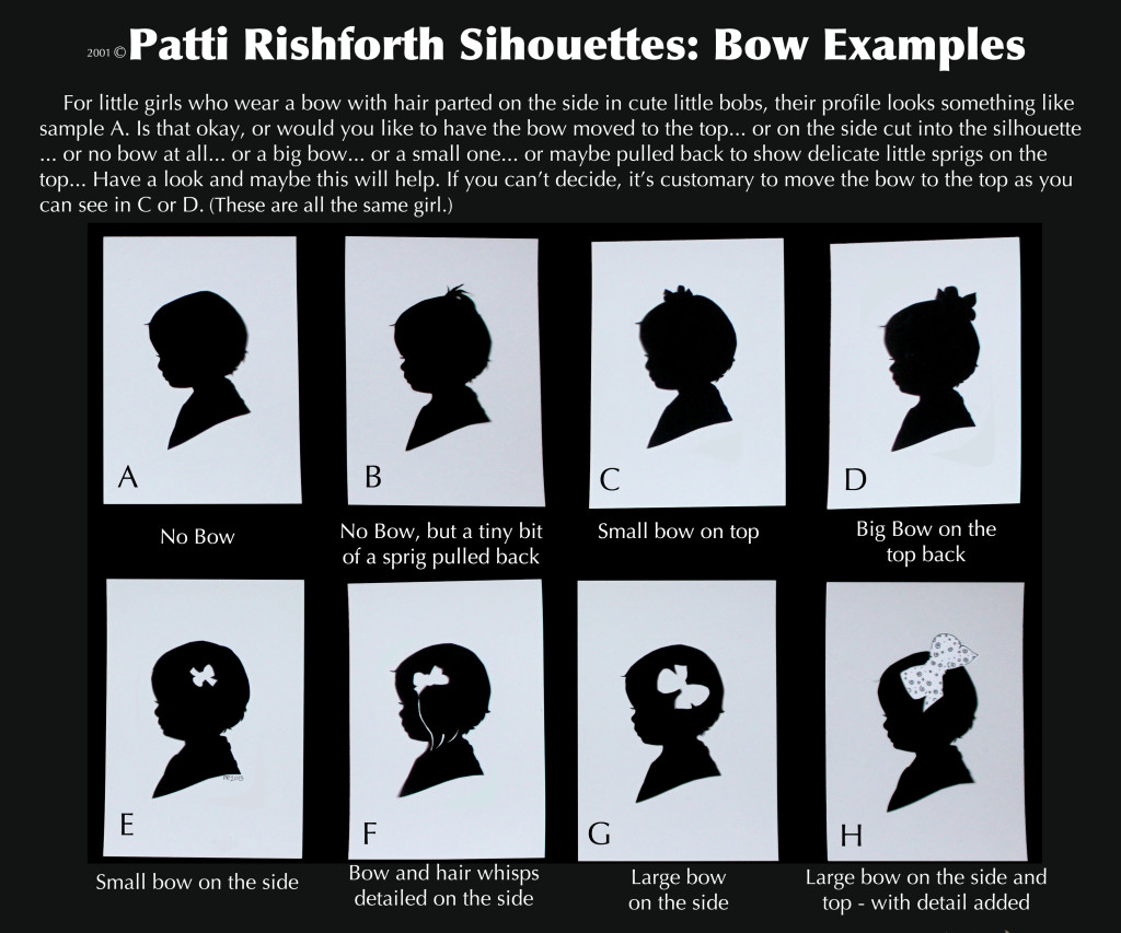 Bow Examples - Heart Paper Scissors